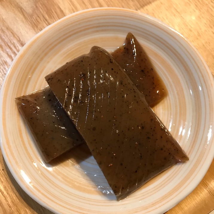 しっかり味が染み込んだ蒟蒻の煮物♡ダイエットにも